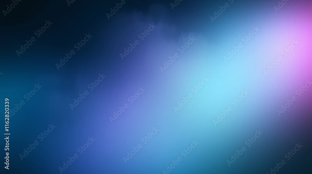 Poster abstract blurred gradient mesh background in blue and pink colors