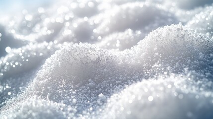 A close-up shot of a snow-covered surface, perfect for winter-themed projects