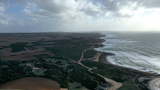 plages de mari Ermi et Arutas pr&egrave;s d'Oristano en Sardaigne Italie