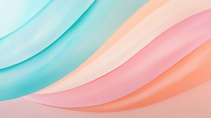 Obraz premium A colorful, wavy background with a blue stripe