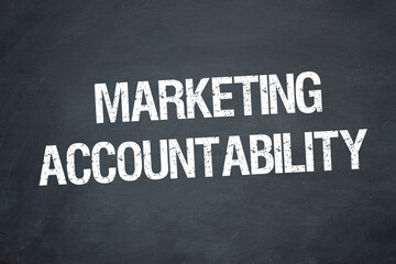 Obraz premium Marketing Accountability