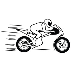 classic motorcycle vector