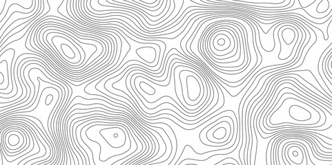 Abstract topographic contours map background, Vector contour topographic map background. Topography and geography map grid abstract backdrop, Modern design with White background.