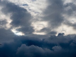 Obraz premium Dunkler Wolkenhimmel