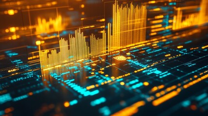 Investment Strategies Visualized on Whiteboard with Graphs