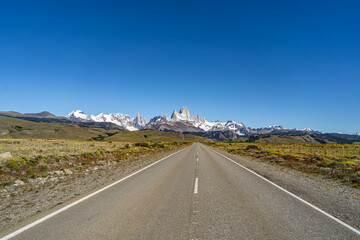 Road to El Chalten and Mount Fitz Roy, Patagonia, Argentina