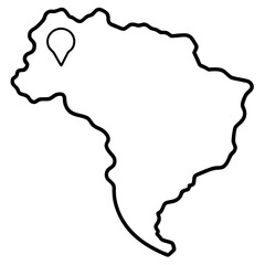 Vectorized Map Outlines and Contours