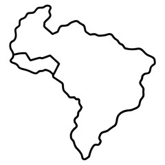 Vectorized Map Outlines and Contours