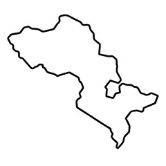 Vectorized Map Outlines and Contours