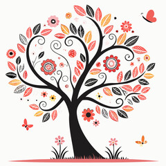 Fototapeta premium tree with heart
