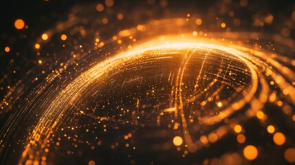 Dynamic Technology Composition with Warm Light Effects