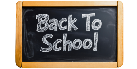 Isolated Blackboard for Education and Learning Background in Classroom Setting