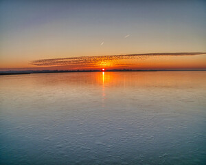 December Sunrise at Lake Neusiedl