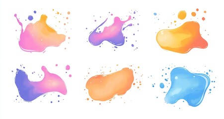 
Happy Holi Background for Festival of Colors celebration  poster design.