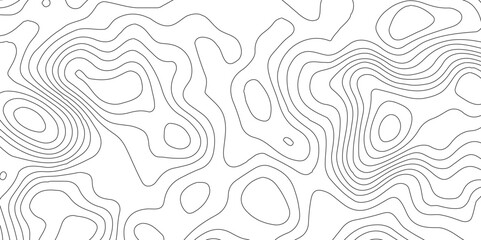 Fototapeta premium Topographic map background geographic line map,modern design with white background and black wave lines,luxury topographic wavy pattern and geographic grid map design .