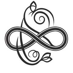 Fototapeta premium celtic knot tattoo design