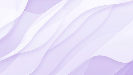 Obraz premium Abstract Lavender and White Wave Background. Elegant, flowing design for presentations, websites, or branding.