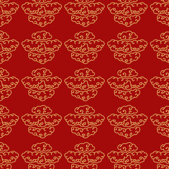 CHINESE NEW YEAR PATTERN CLOUD BACKGROUND