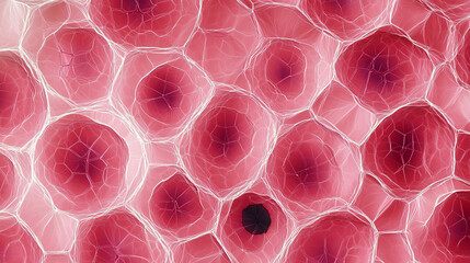 Human skin cells magnification 