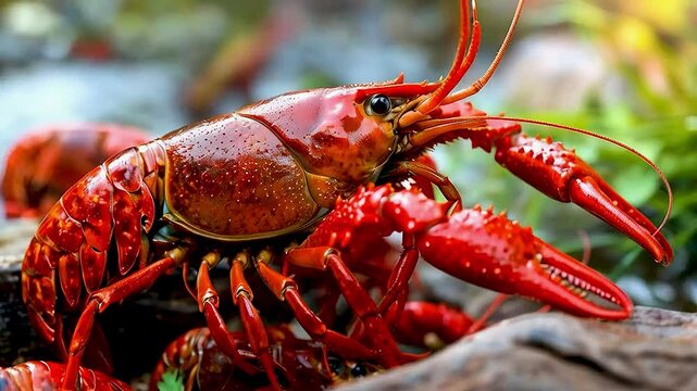 a red lobster