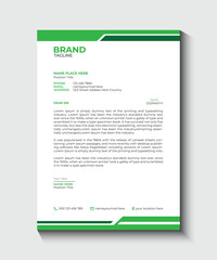 Obraz premium Business A4 Letterhead Design Template