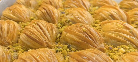 World cuisine desserts Turkish dessert pistachio baklava