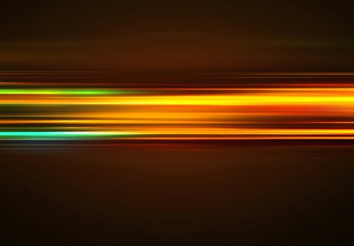 Abstract Golden and Teal Light Streaks Background,  Dynamic Motion Blur, Speed Lines - Powered by Adobe