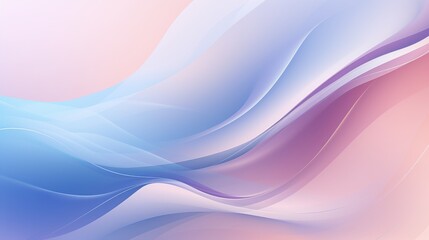 Naklejka premium Serene Pastel Gradient Vector Illustration with Dreamy Atmosphere