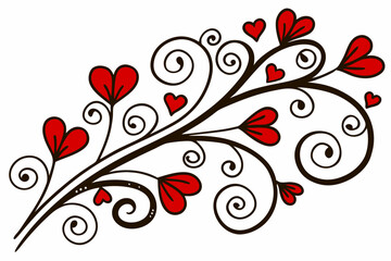 Dive into the artistry of vector line art with this stunning Valentine's Vibrant Horizon design! A perfect blend of creativity and romance, this artwork is ideal for Valentine.