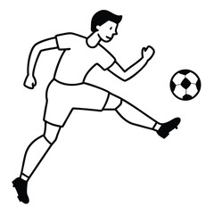 football player silhouette