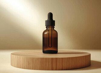 brown glass dropper bottle