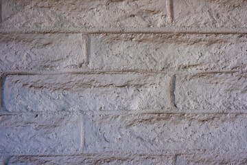 Brick Wall Covered In Many Coats Of Paint Texture