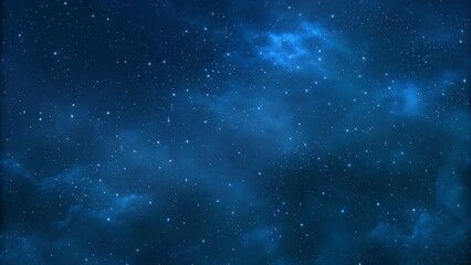 deep space nebula, swirling blue cosmic clouds, twinkling stars, celestial backdrop, ethereal glow, astronomical phenomenon, galactic panorama, interstellar gas, astral beauty, cosmic dust, starry nig