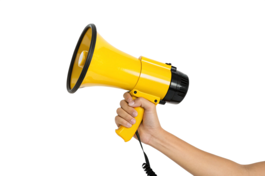 megaphone isolated on transparent background png