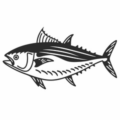 fish on a white background