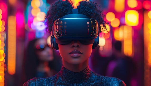 A venture centered on virtual reality, emphasizing immersive tech, interactive simulations, and the excitement of state-of-the-art entertainment in a virtual realm