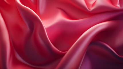 Obraz premium Draped Sheer Fabric with Color Gradient: Elegant and Soft Textile Design