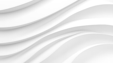 Abstract White Waves Seamless Pattern Design