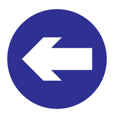 Rounded Arrow glyph circle icon.