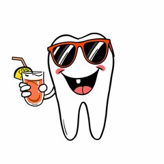 Tooth Relaxing with Cocktail