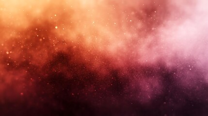 Abstract Red Orange Dust Particle Background