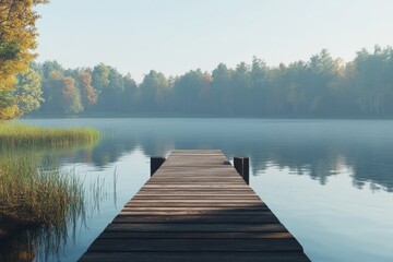 Serene Pier on St. Stephen's Day