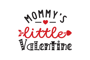 Retro Valentines Day SVG Typography Design