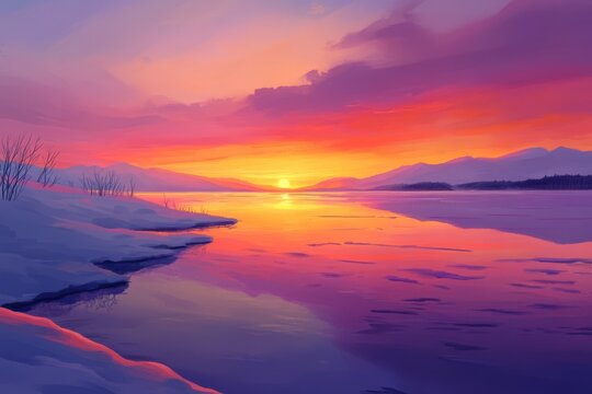 Stunning St. Stephen's Day Sunset