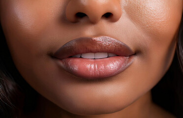 Naklejka premium photographs of a woman's sensual lips