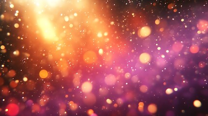 Naklejka premium Abstract Background with Shimmering Lights and Warm Colors