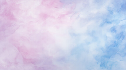 Fototapeta premium A smooth, seamless gradient background combining soft pastel colors, elegantly transitioning from light pink to lavender and sky blue, with a subtle texture reminiscent of watercolor paper. Perfect fo