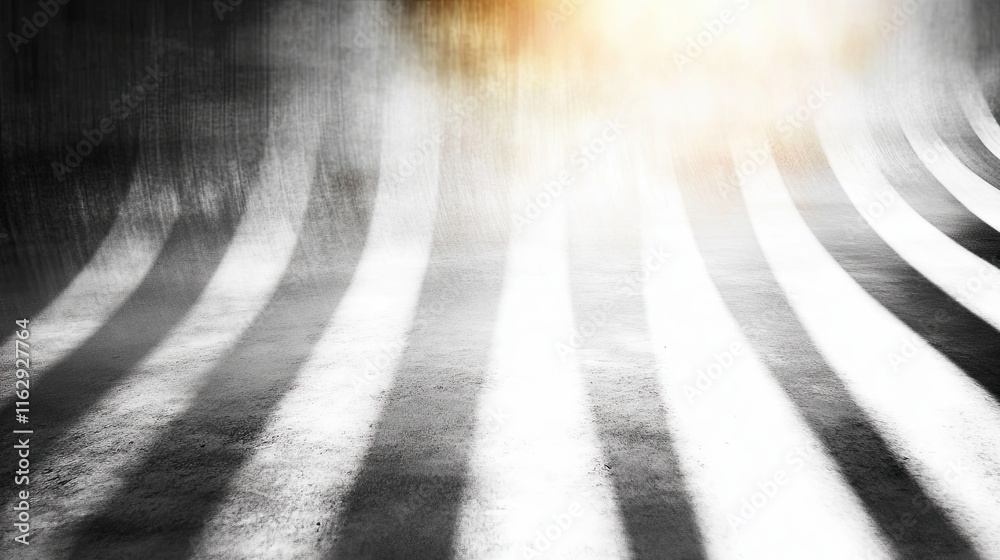 Poster soft light dances across textured surfaces in a serene interplay of shadows and highlights