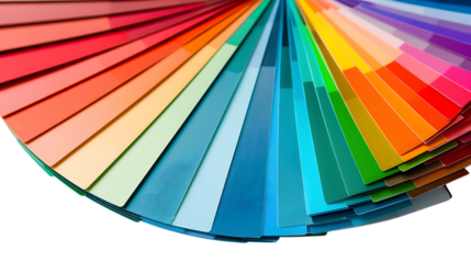 A color wheel displaying a wide gradient of vibrant hues, from warm reds to cool blues