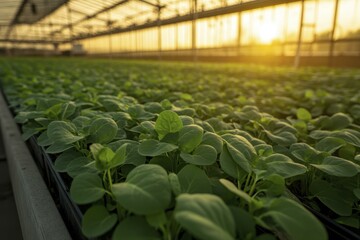 Sustainable Irrigation in Sunlit Greenhouse Garden
